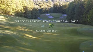 Treetops Resort Jones Course 6  Pure Michigan 18 [upl. by Hartzell895]