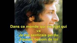 Et Si Tu NExistais Pas  Joe Dassin Lyrics [upl. by Petuu92]