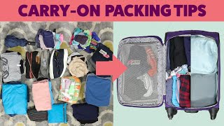 How To Pack A CarryOn Suitcase For A TwoWeek Trip [upl. by Annyahs52]