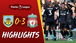 Burnley vs Liverpool Firmino and Mane on target at Turf Moor  Highlights [upl. by Ellehsor]