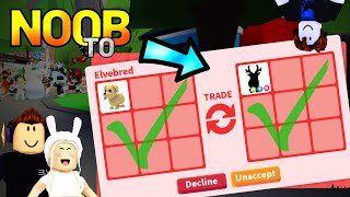 Trading Race On NEW Account Roblox Adopt Me [upl. by Thibault]