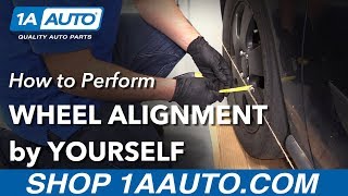 How to Perform Wheel Alignment by Yourself [upl. by Yenreit]