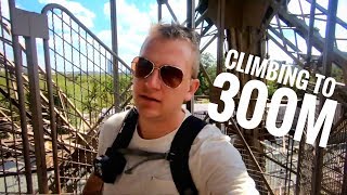 Walking up The Eiffel Tower Paris Vlog France [upl. by Ddart]