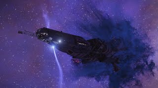 Fleet Carrier Arrival Animation  Elite Dangerous Beta [upl. by Ahsir]