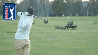 Rory McIlroys range session at The Genesis Invitational [upl. by Nytsirc366]