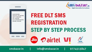 DLT Registration Process Step by Step for BULK SMS Sender ID amp Template Approval Demo in Hindi [upl. by Giesecke]