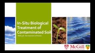 InSitu Biological Treatment of Contaminated Soil [upl. by Aicilegna716]