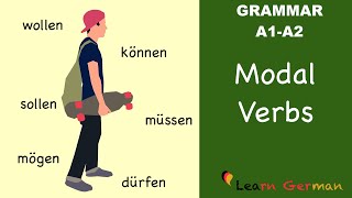 Learn German  German Grammar  Modalverben  Modal verbs  A1 [upl. by Dearr481]