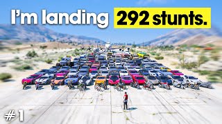 1 Stunt With Every Vehicle In GTA 5 1 [upl. by Saihttam]