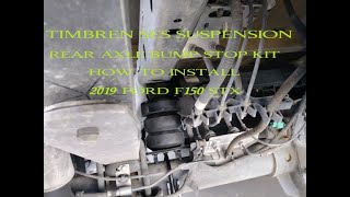 Timbren SES Suspension kit install 2019 Ford F150 [upl. by Felt151]