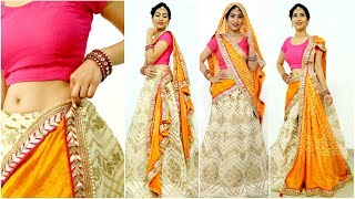 5 Dupatta Draping Styles You MUST Try  How To Wear Lehenga Perfectly this Wedding Season  Anaysa [upl. by Ymrej]