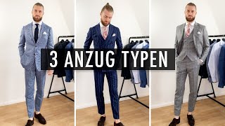 Diese 3 Anzug Typen MUSS JEDER MANN kennen ● Anzüge für Männer [upl. by Sabir]