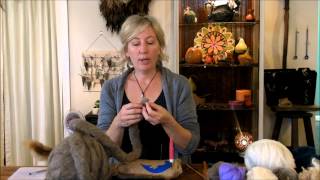 Needle Felting Basics How To Needle Felt by Sarafina Fiber Art [upl. by Kirschner]