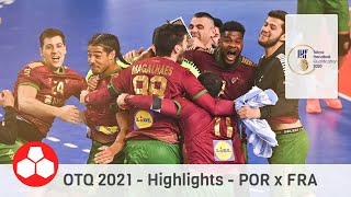 HIGHLIGHTS  Portugal x França  Torneio Pré Olímpico 2021 [upl. by Aamsa]