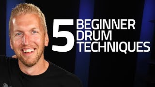 5 Beginner Drum Techniques You Must Know [upl. by Casia]