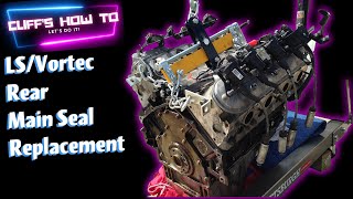 LS  Vortec Rear Main Seal Replacement [upl. by Eibrad178]