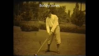 Bobby Jones Golf Swing in Slow Motion [upl. by Ipoillak]