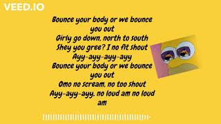 Ruger  Bounce Lyric Video [upl. by Lebasiram]