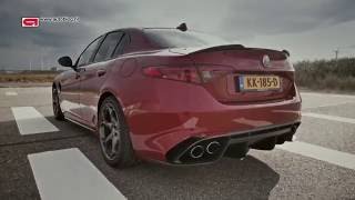 Alfa Romeo Giulia Quadrifoglio review [upl. by Bithia302]