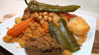 How to make Delicious Tunisian Couscous Easy recipe [upl. by Jurgen]