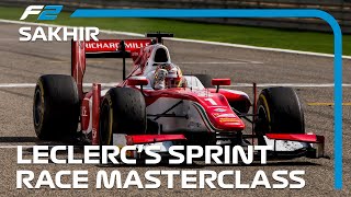 Charles Leclercs Sprint Race Masterclass  Formula 2 Bahrain 2017 [upl. by Julita]