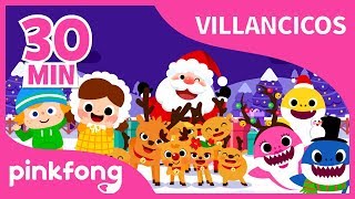 Los Mejores Villancicos Navideños  Recopilación  Villancicos de Navidad  Pinkfong [upl. by Ahsaf985]