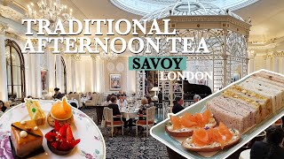 Stunning AFTERNOON TEA at Savoy  Best Afternoon Tea in London [upl. by Bernard]