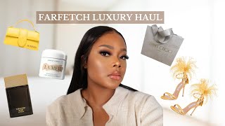 FARFETCH LUXURY HAUL amp UNBOXING  NEW IN BEAUTY ITEMS [upl. by Andres718]