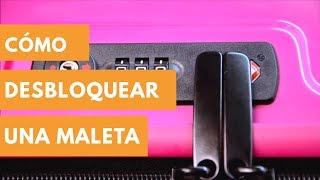 COMO DESBLOQUEAR MALETA  Fácil y rápido  Bolsos Palacio [upl. by Becky74]