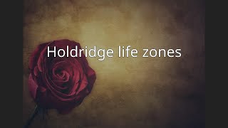 Holdridge life zones [upl. by Eylhsa773]