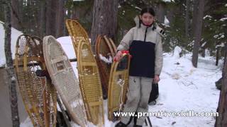 Snowshoe Making with Grandfather Ray [upl. by Kabab]