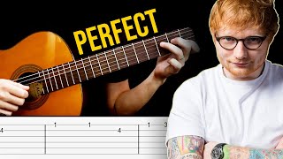 PERFECT Guitar Tabs Tutorial Ed Sheeran [upl. by Tine236]