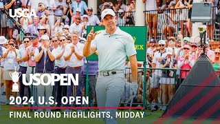 2024 US Open Highlights Final Round Midday [upl. by Brie]