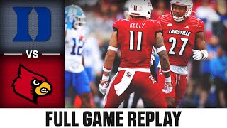 Duke vs Louisville Full Game Replay  2023 ACC Football [upl. by Areivax521]