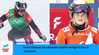 Olympian Sophie Hediger 26 Killed in Swiss Avalanche [upl. by Engapmahc]