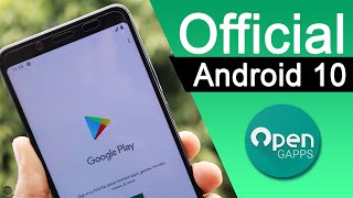 How To Install Official Open Gapps On Android 10 ROMs [upl. by Anissa]