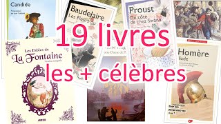 19 livres classiques les plus célèbres au monde [upl. by Aelem]