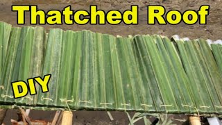 No Leaks How to make a Thatched Roof [upl. by Harrietta]