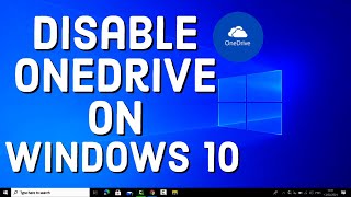 How To Disable OneDrive On Your Windows 10  Stop syncing a folder in OneDrive [upl. by Niltac]