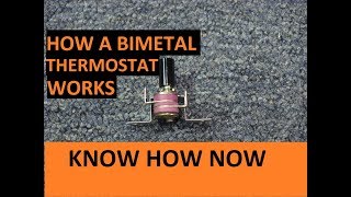 How Does a Bimetal Thermostat Work [upl. by Laehplar]