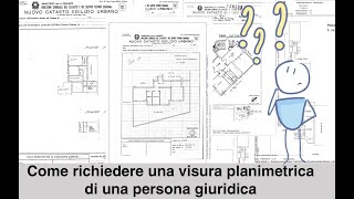 Come richiedere una visura planimetrica persona giuridica [upl. by Caro771]