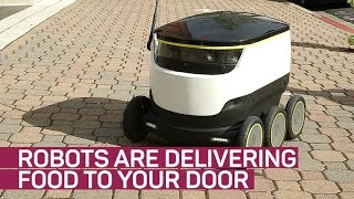 Robots are delivering food to your door [upl. by Miahc]