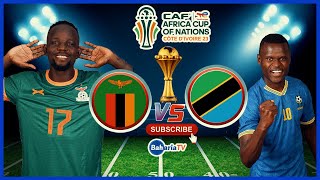 🔴 LIVEZAMBIA  1  vs  1  TANZANIA AFCON 2023 [upl. by Egerton]