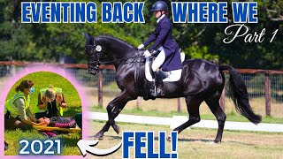 EVENTING BACK WHERE WE FELL  4 HORSE RETURNS TO BICTON PART 1  VLOG 119 [upl. by Schaaff]