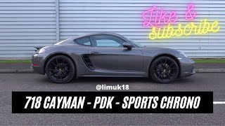 Porsche 718 Cayman Indepth Review  PDK amp Sports Chrono [upl. by Arais]