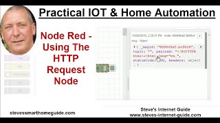 Node Red Using The HTTP Request Node [upl. by Inglis]