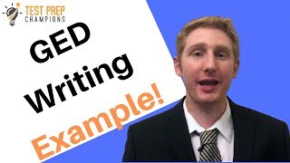 A Real GED Writing Example to Help You Pass GED Language Arts [upl. by Elliven]