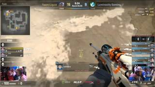 UNBELIEVABLE Jumping AWP Double Noscope by Luminosity Coldzera vs Liquid at MLG CS GO Major [upl. by Alah]