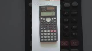 Using Scientific calculator to find the value of powers of e [upl. by Aalst]