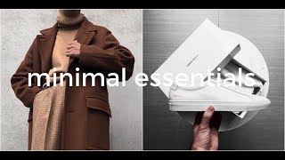 Minimal Menswear  Top 10 Essentials  Mens Fashion  Daniel Simmons [upl. by Violet]